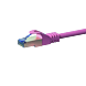 Cat6a netwerkkabel 2m roze 100% koper - dubbel afgeschermd