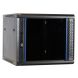 9U wandkast met glazen deur 600x600x500mm (BxDxH)