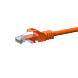 Cat5e netwerkkabel 5m oranje 100% koper - niet afgeschermd