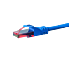 Cat6 netwerkkabel 0,15m blauw 100% koper - niet afgeschermd