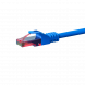 Cat6 netwerkkabel 0,50m blauw 100% koper - niet afgeschermd