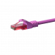 Cat6 netwerkkabel 10m roze 100% koper - niet afgeschermd