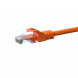 Cat6 netwerkkabel 0,50m oranje - niet afgeschermd - CCA