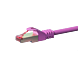 Cat6 netwerkkabel 2m roze 100% koper - dubbel afgeschermd