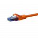 Cat6a netwerkkabel 2m oranje 100% koper - niet afgeschermd