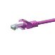 Cat5e netwerkkabel 2m roze 100% koper - niet afgeschermd