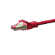 Cat6 netwerkkabel 5m rood 100% koper - dubbel afgeschermd