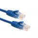 Cat6a netwerkkabel 1m blauw 100% koper - niet afgeschermd