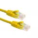 Cat6a netwerkkabel 1m geel 100% koper - niet afgeschermd
