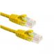 Cat6a netwerkkabel 20m geel 100% koper - niet afgeschermd