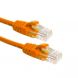 Cat6a netwerkkabel 2m oranje 100% koper - niet afgeschermd