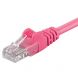 CAT5e netwerkkabel 0,50m roze - niet afgeschermd - CCA