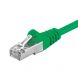 Cat5e netwerkkabel 3m groen - enkel afgeschermd