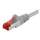 Cat6 netwerkkabel 25m grijs 100% koper - dubbel afgeschermd