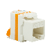 Cat6a keystone netwerkstekker (zonder gereedschap) twist - afgeschermd