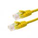 Cat5e netwerkkabel 1,50m geel 100% koper - niet afgeschermd