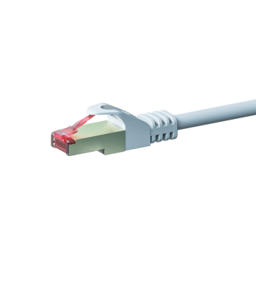 Cat6 netwerkkabel 5m wit 100% koper - dubbel afgeschermd