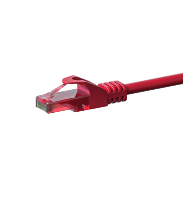 Cat6 netwerkkabel 5m rood - 100% koper - niet afgeschermd