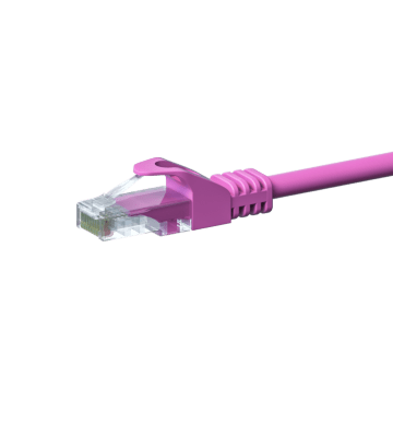 CAT5e netwerkkabel 5m roze - niet afgeschermd - CCA