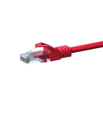 CAT5e netwerkkabel 5m rood - niet afgeschermd - CCA