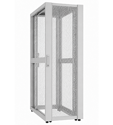 42U Datacenter serverkast met geperforeerde deur 600x1000x2000mm (BxDxH) Grijs
