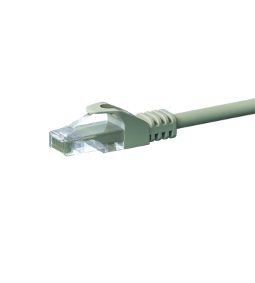 Cat5e netwerkkabel 15m grijs 100% koper - niet afgeschermd