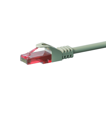 Cat6 netwerkkabel 5m grijs - 100% koper - niet afgeschermd