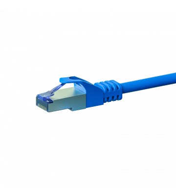 Cat6a netwerkkabel 15m blauw 100% koper - dubbel afgeschermd