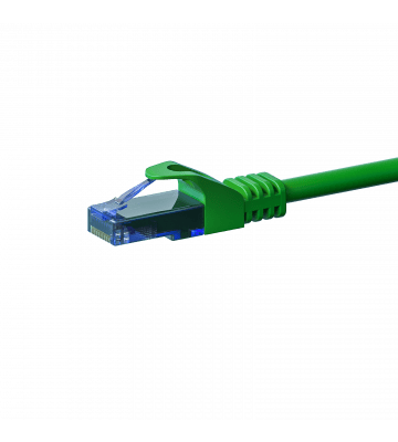 Cat6a netwerkkabel 1m groen 100% koper - niet afgeschermd