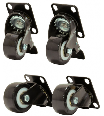 4 wielen voor serverkasten 2 met rem