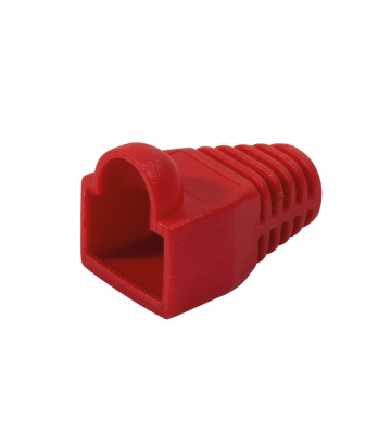 Netwerk kabelschoen Rood RJ45 