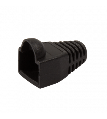 Netwerk kabelschoen Zwart RJ45 