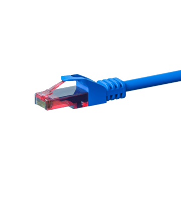 Cat6 netwerkkabel 5m blauw - 100% koper - niet afgeschermd