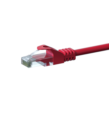 Cat6 netwerkkabel 2m rood - niet afgeschermd - CCA