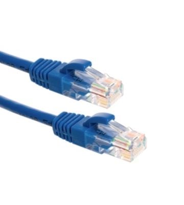 Cat6a netwerkkabel 15m blauw 100% koper - niet afgeschermd