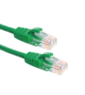 Cat6a netwerkkabel 0,50m groen 100% koper - niet afgeschermd