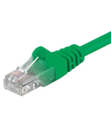 CAT5e netwerkkabel 15m groen - niet afgeschermd - CCA
