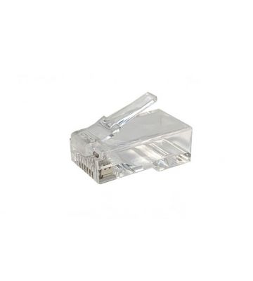 Cat6a netwerkstekker RJ45 - afgeschermd - voor stugge kern