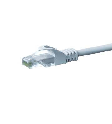 Cat5e netwerkkabel 2m wit 100% koper - niet afgeschermd