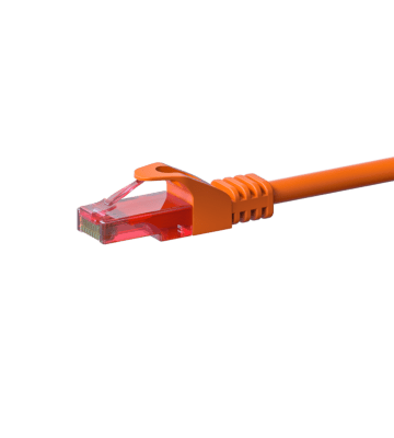 Cat6 netwerkkabel 5m oranje - 100% koper - niet afgeschermd