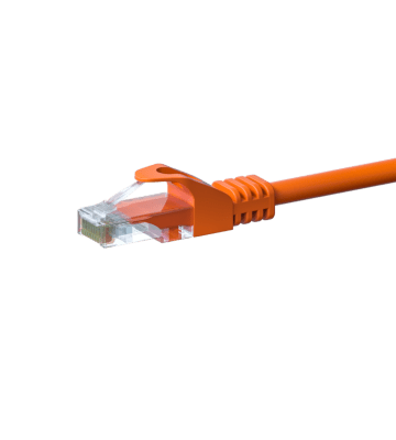 Cat5e netwerkkabel 5m oranje 100% koper - niet afgeschermd