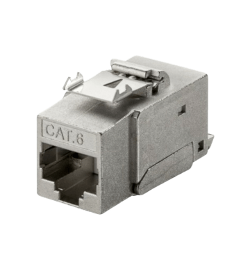 Cat6 keystone netwerkstekker (zonder gereedschap) - afgeschermd