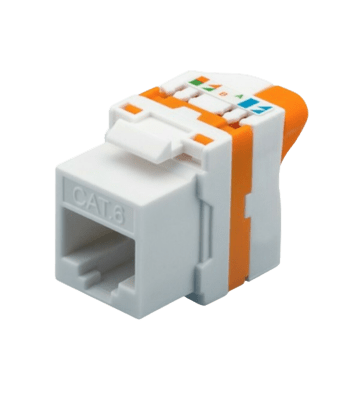 Cat6 keystone netwerkstekker (zonder gereedschap) twist - niet afgeschermd