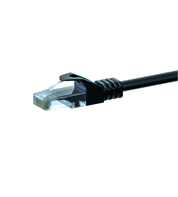 Cat6 netwerkkabel 5m zwart - niet afgeschermd - CCA