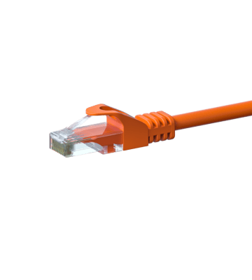 Cat6 netwerkkabel 5m oranje - niet afgeschermd - CCA