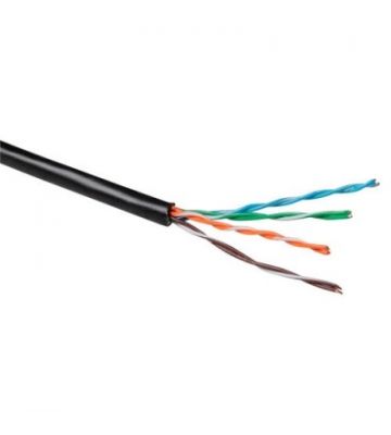 Cat5e netwerkkabel voor buiten op rol 100m stug 100% koper Belden 1583EPE - niet afgeschermd