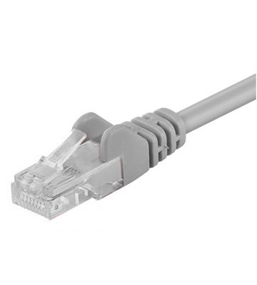 CAT5e netwerkkabel 0,25m grijs - niet afgeschermd - CCA