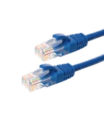 Cat6 netwerkkabel 30m blauw 100% koper - niet afgeschermd
