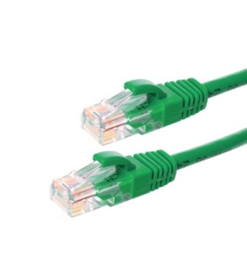 Cat6 netwerkkabel 15m groen 100% koper - niet afgeschermd