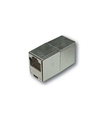 Cat6 netwerkkabel koppelstuk - afgeschermd